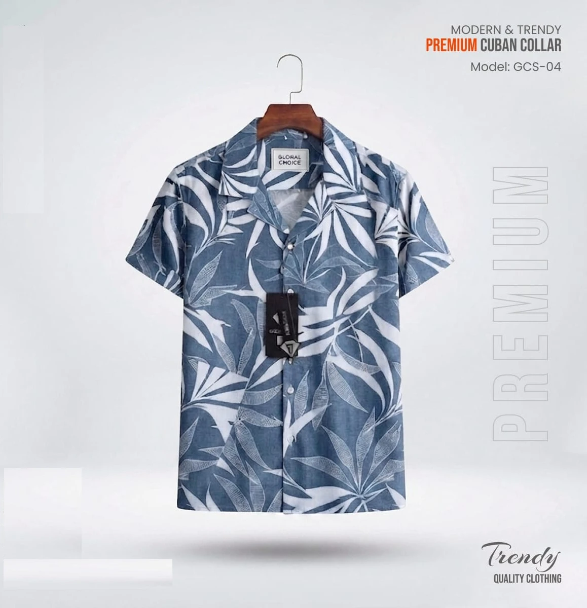Premium Short Sleeve Cuban Collar Shirt
