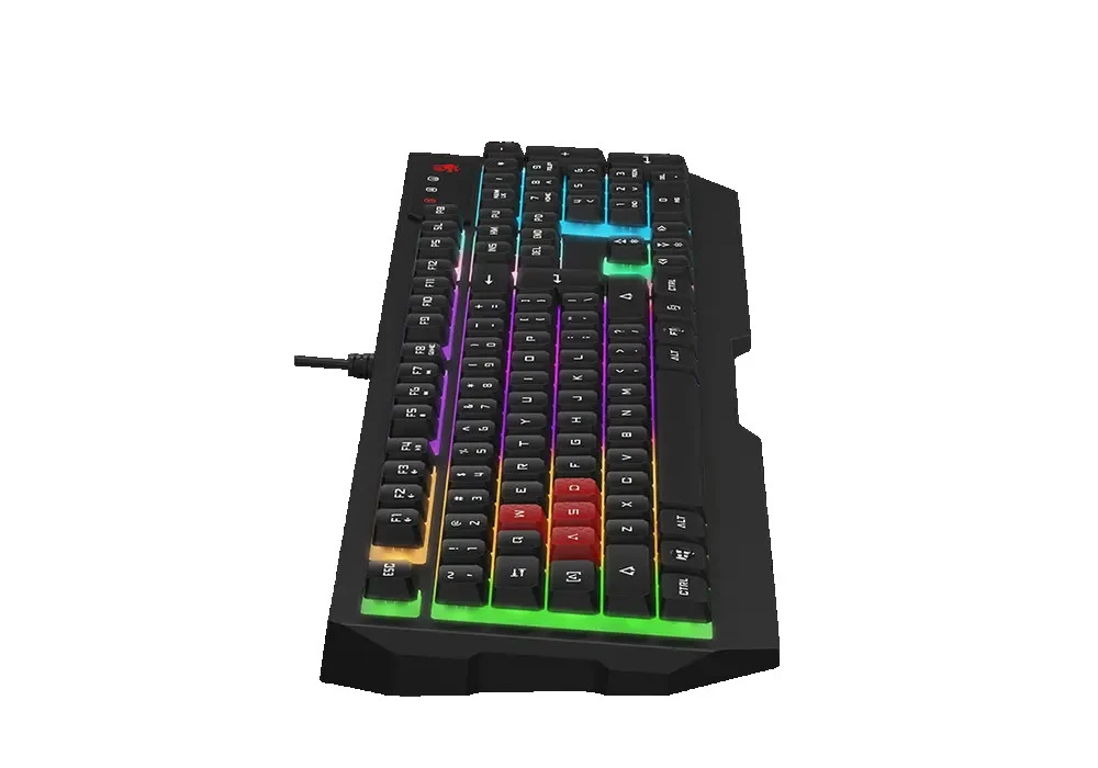 Bloody B135N Neon Gaming Keyboard – 1000Hz Report Rate, Neon Backlit, Double Water-Resistant, Screw-Enhanced Space-Bar & USB Wired Connection