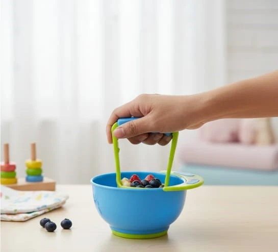 Mini Baby Food Mixing & Snack Bowl – Lightweight Food-Grade Plastic Small-to-Medium Bowl for Toddlers & Infants