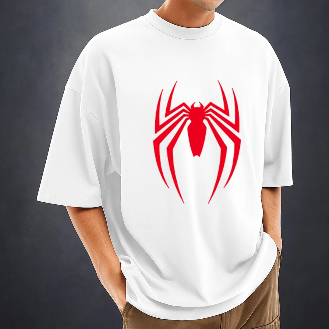 Men's Stylish Drop Shoulder (white)